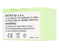 ExtraLink Bateria do odkurzacza Roomba E5/E6/I7 2600mAh - 1597347 - zdjęcie 4
